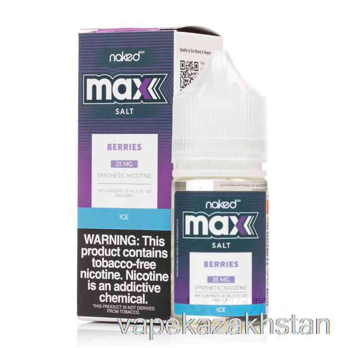 Vape Disposable ICE Berries - Naked MAX Salt - 30mL 35mg